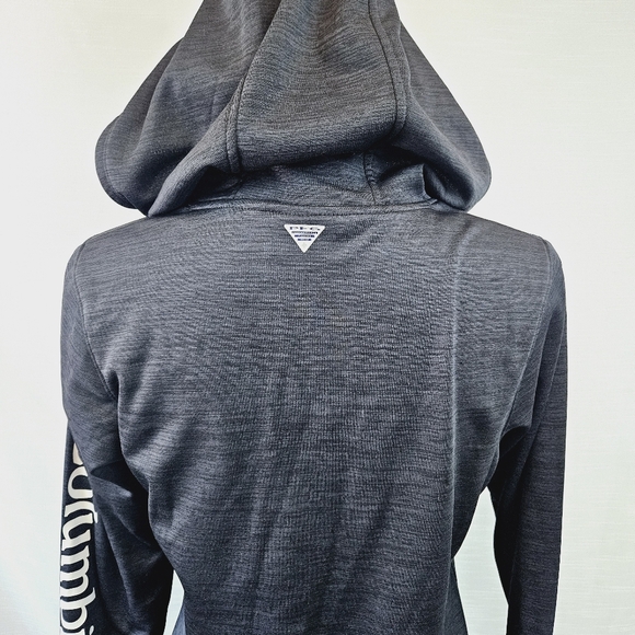 Columbia PFG Black Full Zip Jacket size Medium - Picture 7 of 9